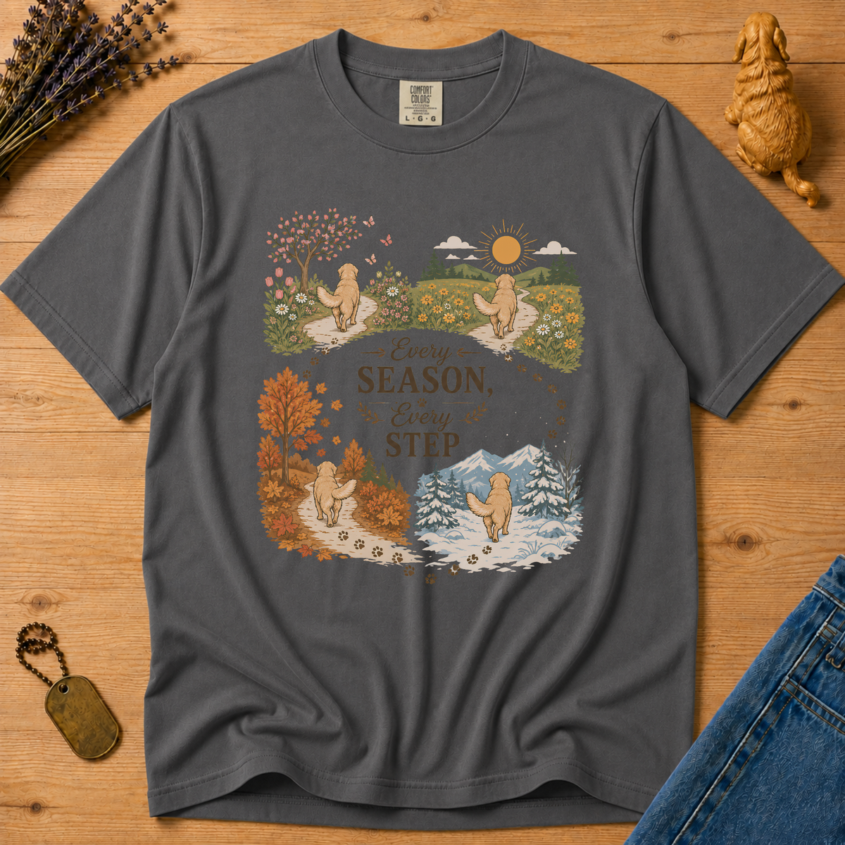 Stay Golden Tee — Every Season, Every Step