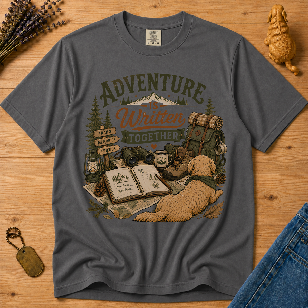 Stay Golden Tee — Adventure Is Written Together