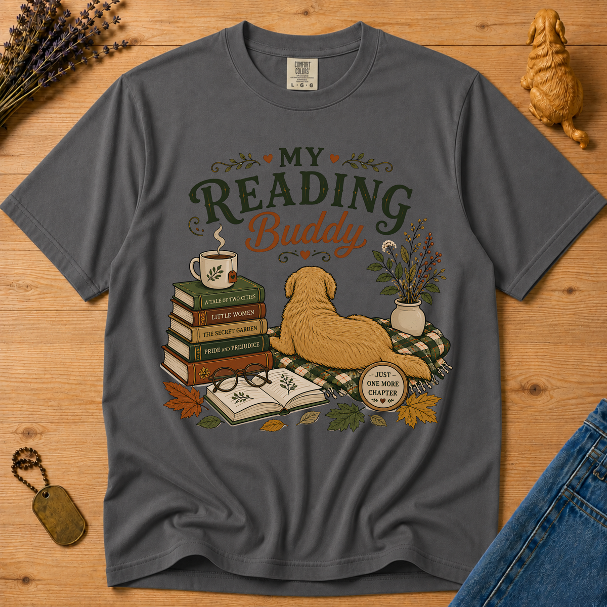 Stay Golden Tee — My Reading Buddy