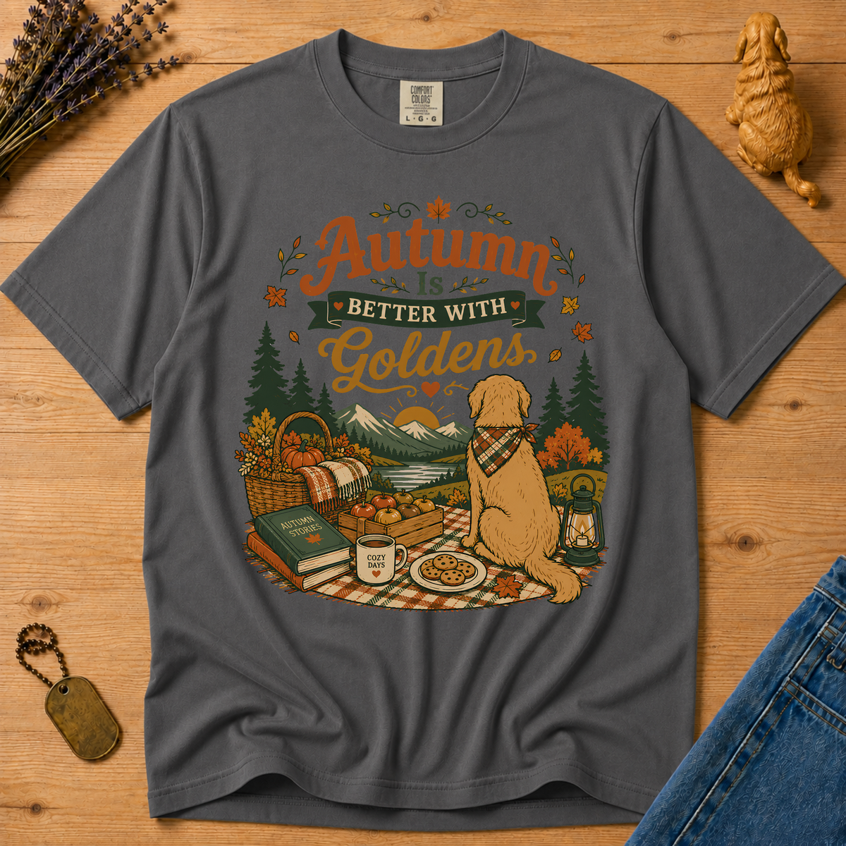 Stay Golden Tee — Autumn Is Better With Goldens