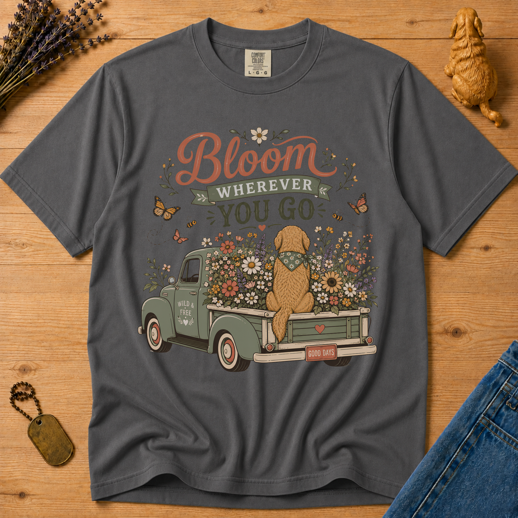 Stay Golden Tee — Bloom Wherever You Go