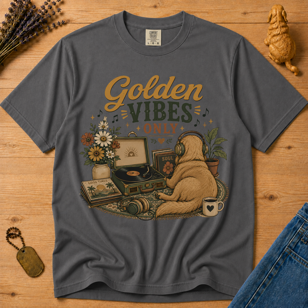 Stay Golden Tee — Golden Vibes