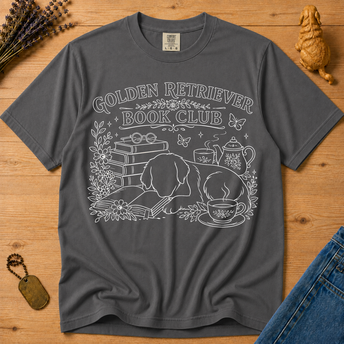 Stay Golden Tee — Home Is Wherever My Golden Is