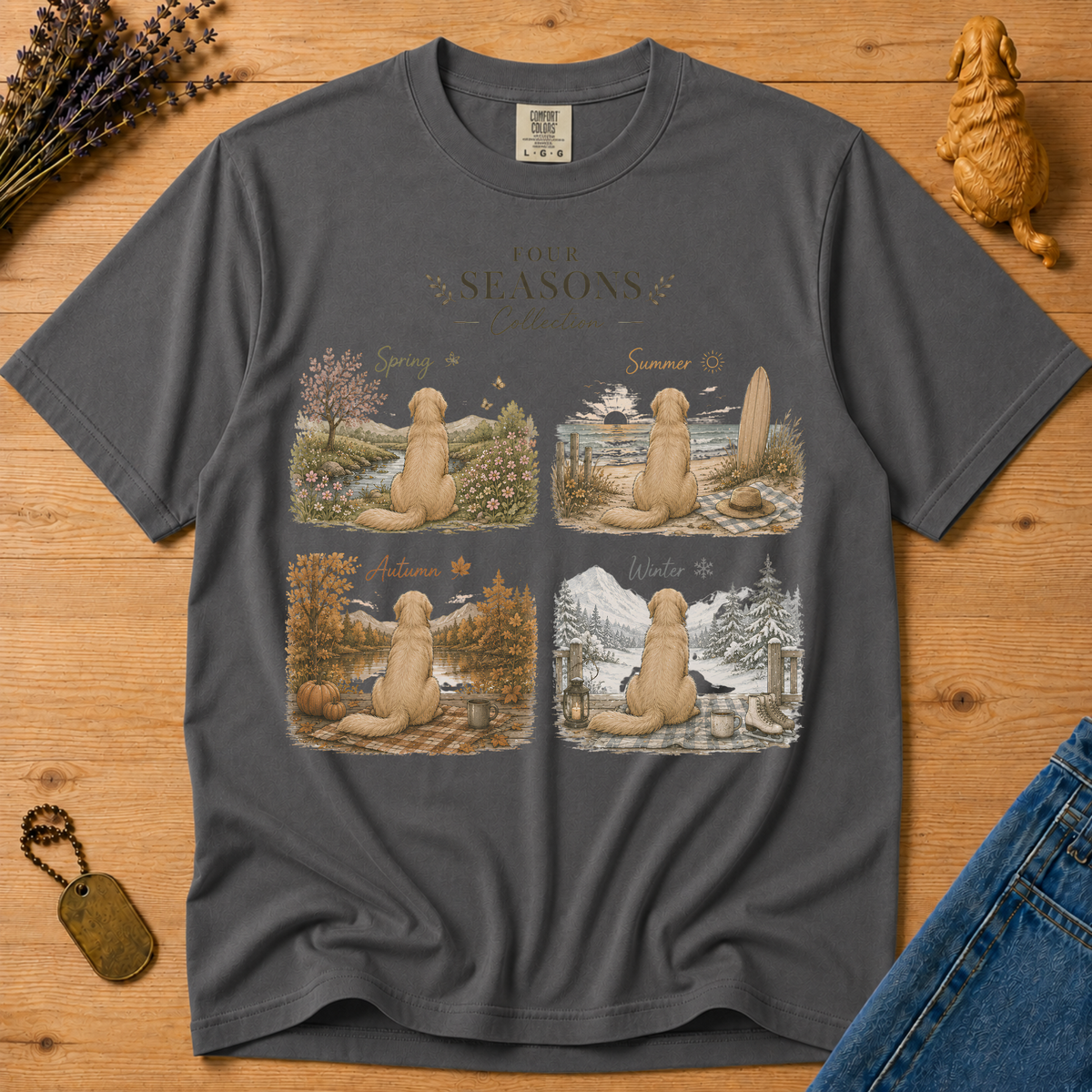 Stay Golden Tee — Four Seasons Collection