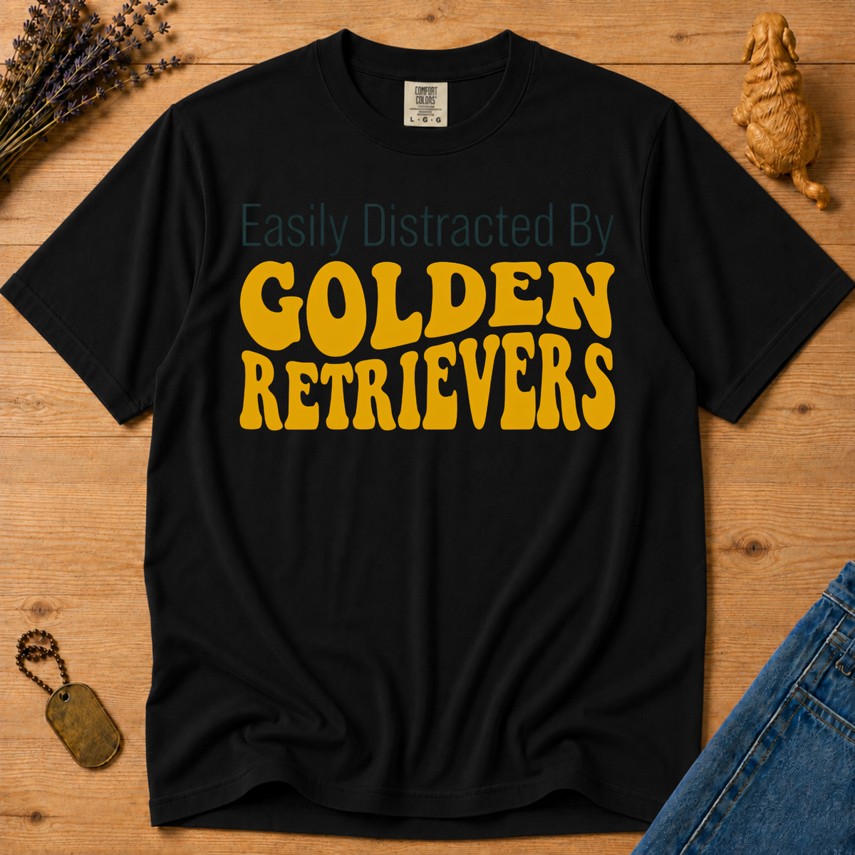 Stay Golden Tee — Golden Retriever