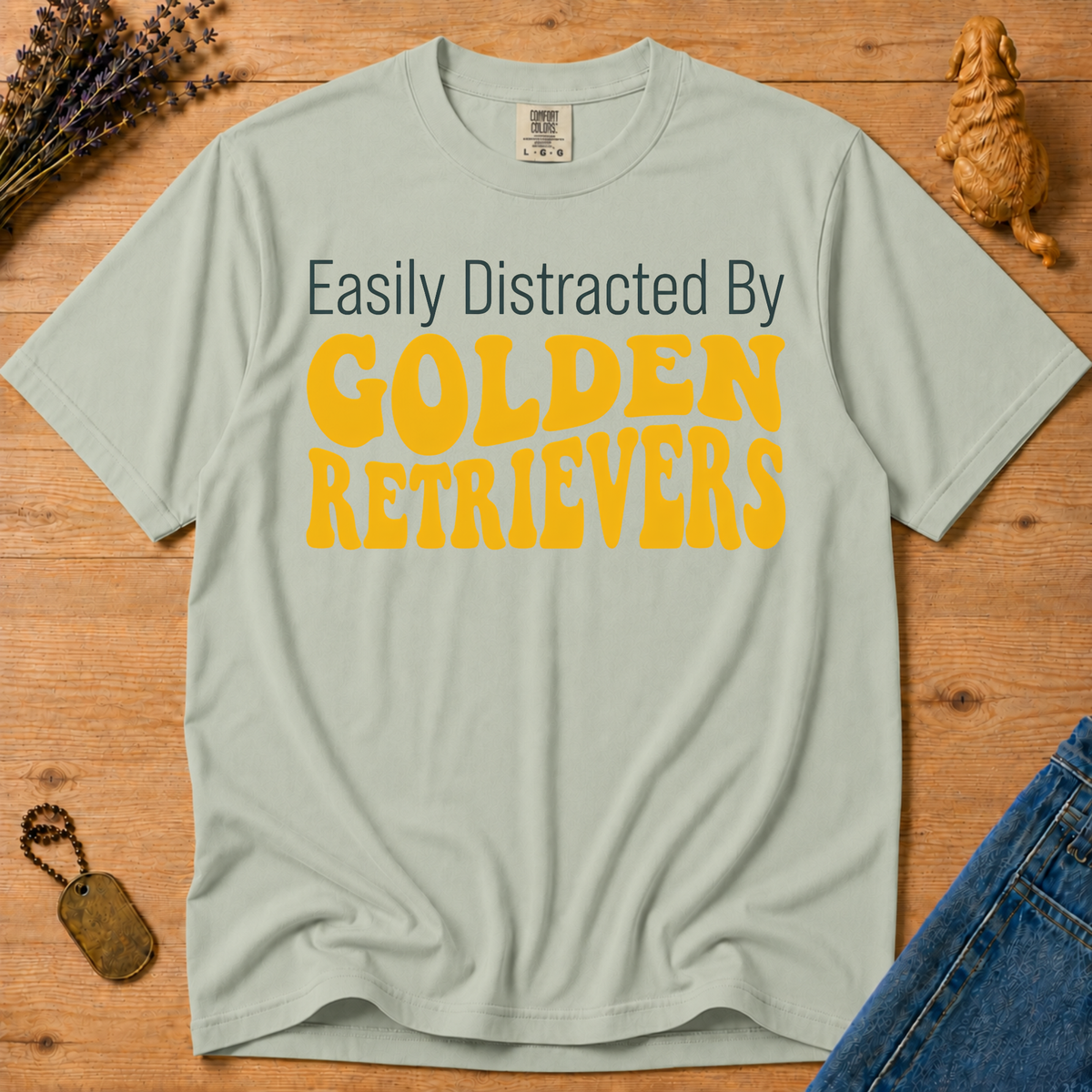 Stay Golden Tee — Golden Retriever