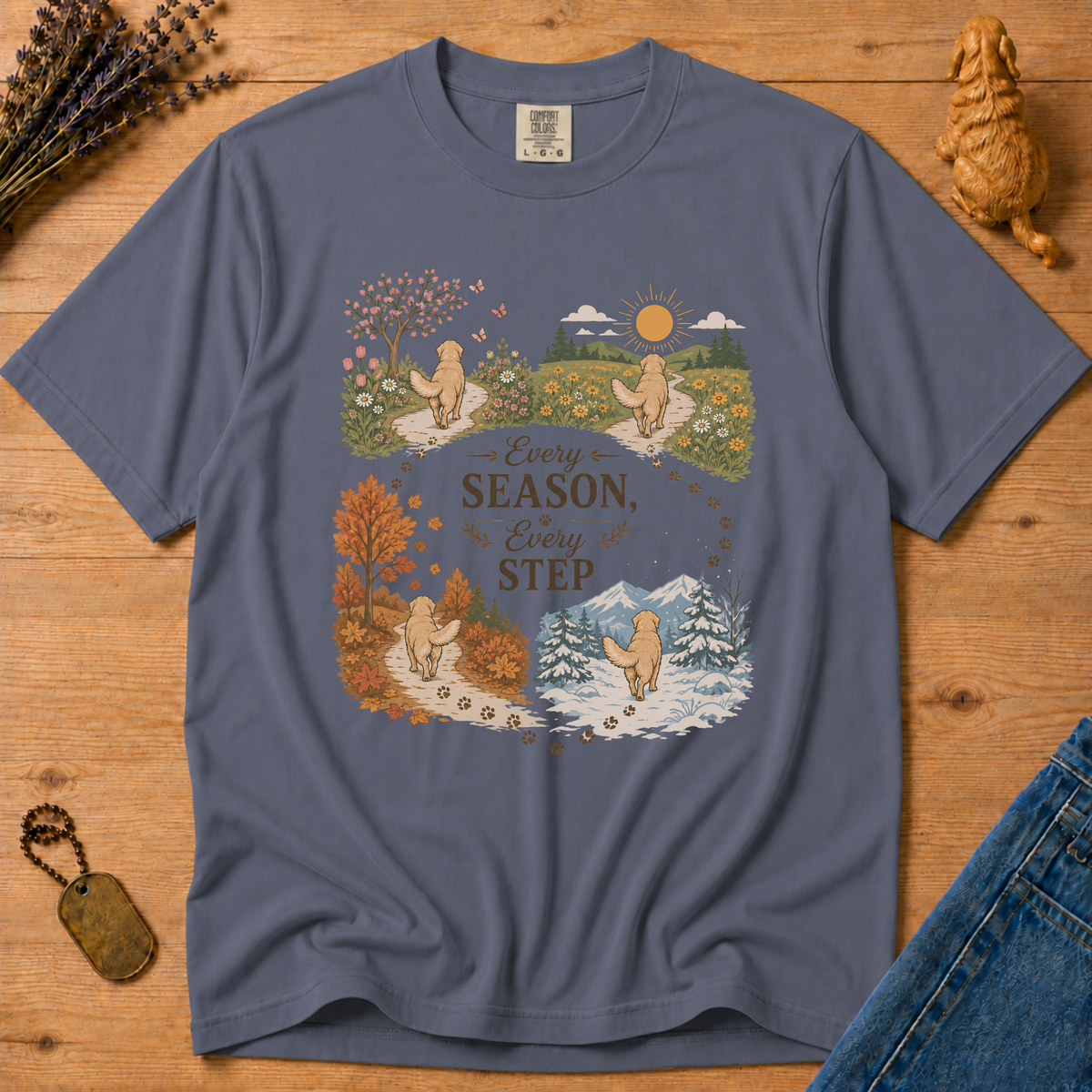 Stay Golden Tee — Every Season, Every Step
