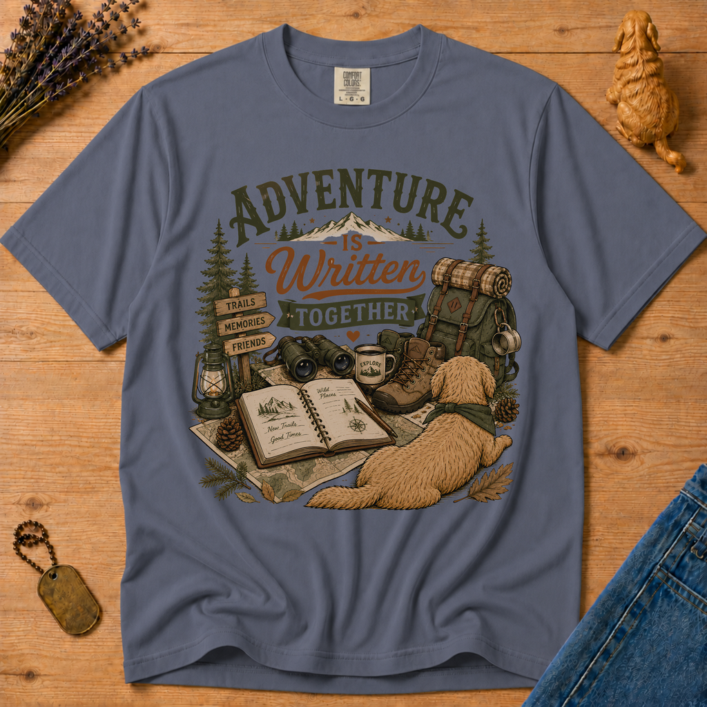 Stay Golden Tee — Adventure Is Written Together