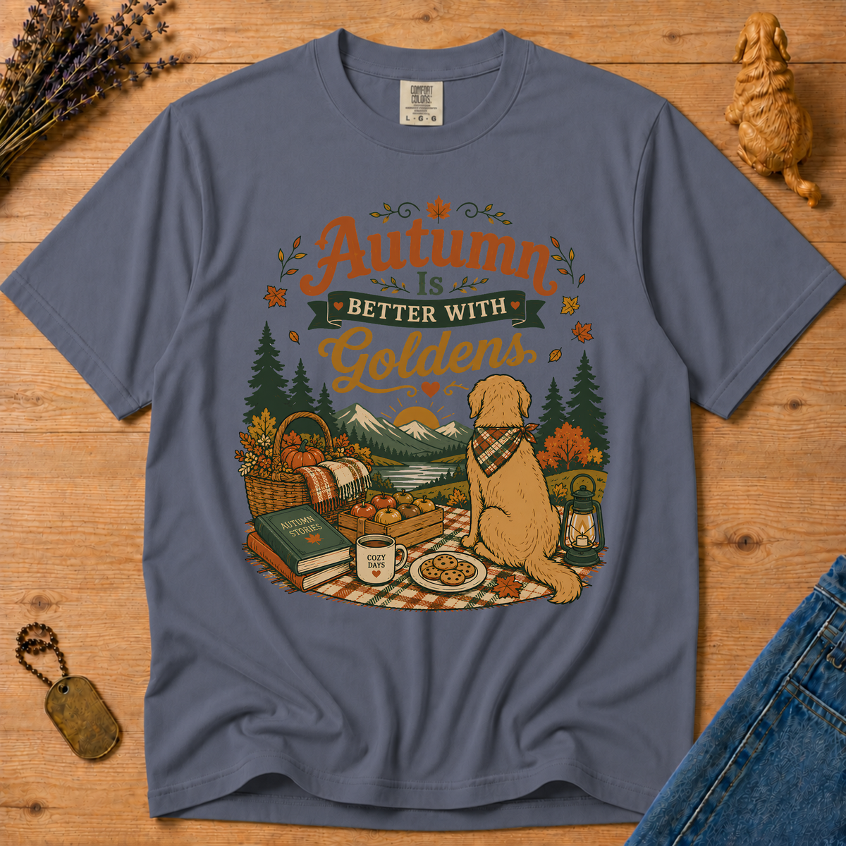 Stay Golden Tee — Autumn Is Better With Goldens