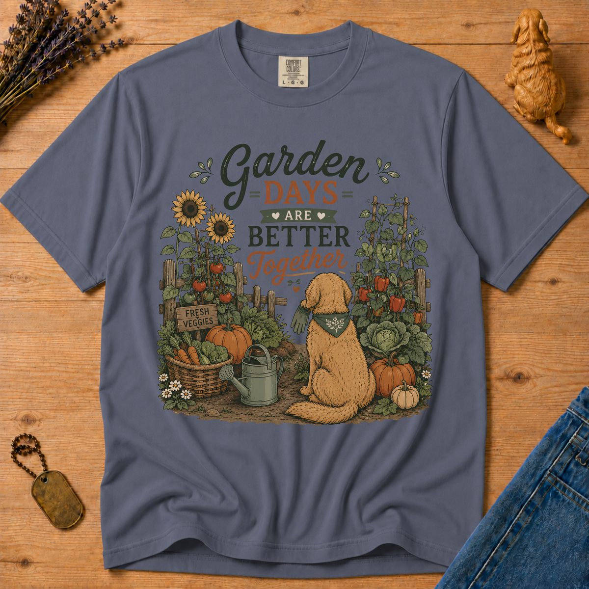 Stay Golden Tee — Garden Days Are Better Together