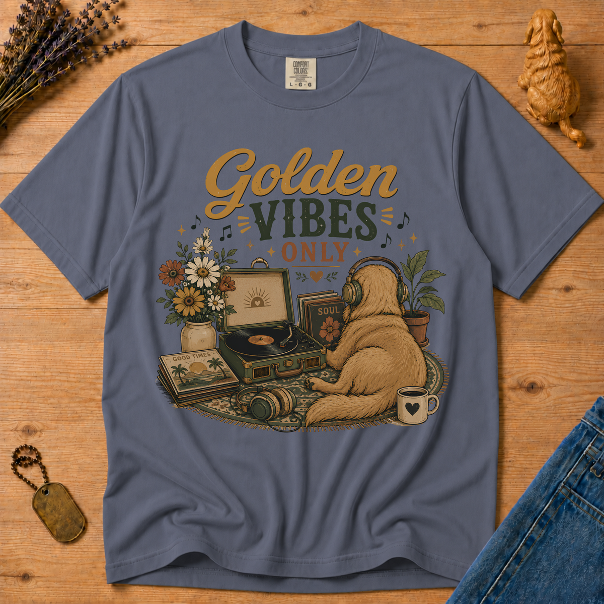 Stay Golden Tee — Golden Vibes