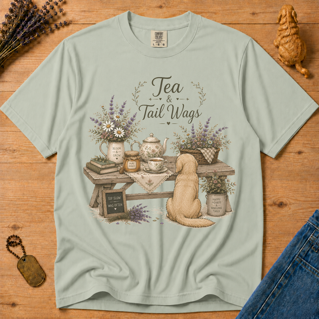 Stay Golden Tee — Tea & Tail Wags