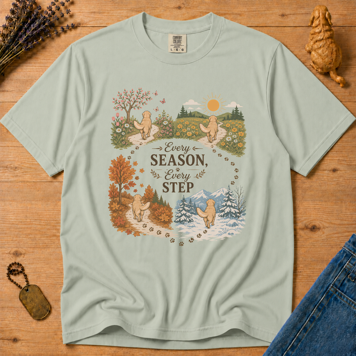Stay Golden Tee — Every Season, Every Step