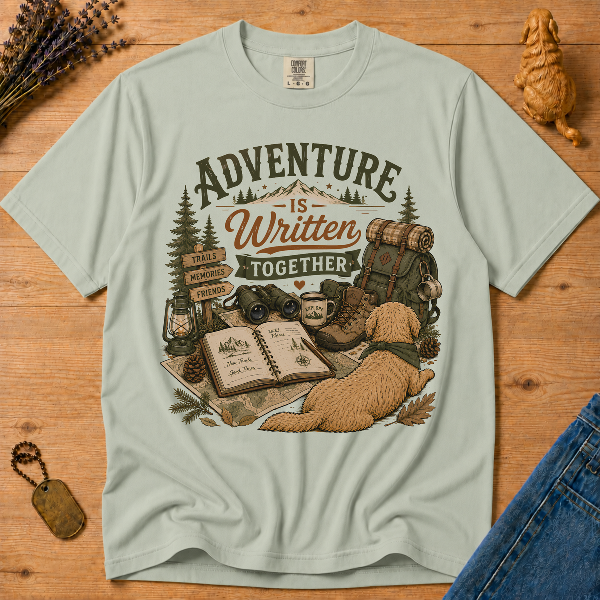 Stay Golden Tee — Adventure Is Written Together