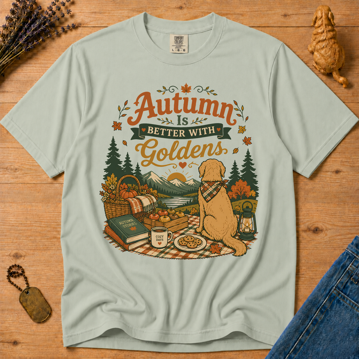 Stay Golden Tee — Autumn Is Better With Goldens