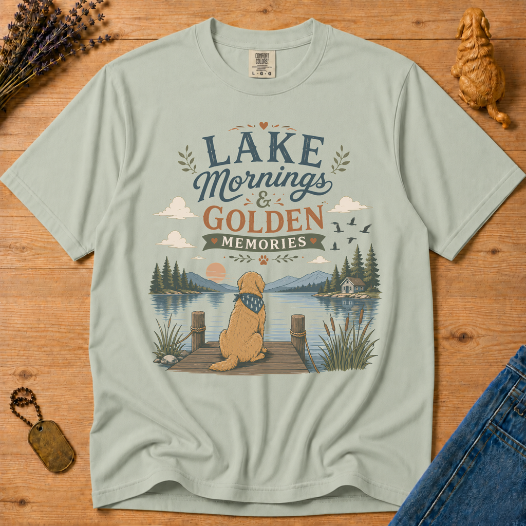 Stay Golden Tee — Like Mornings & Golden Memories