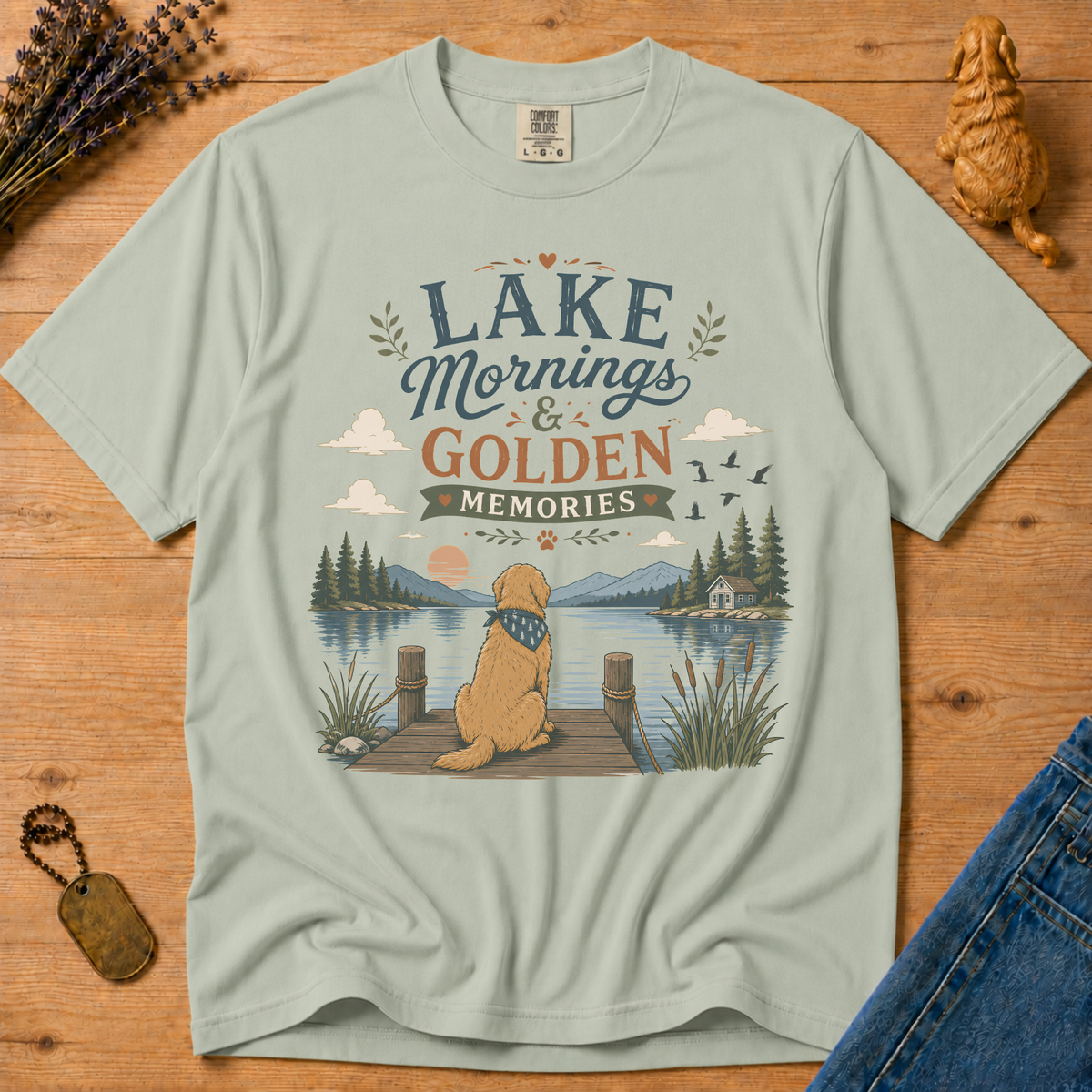 Stay Golden Tee — Like Mornings & Golden Memories