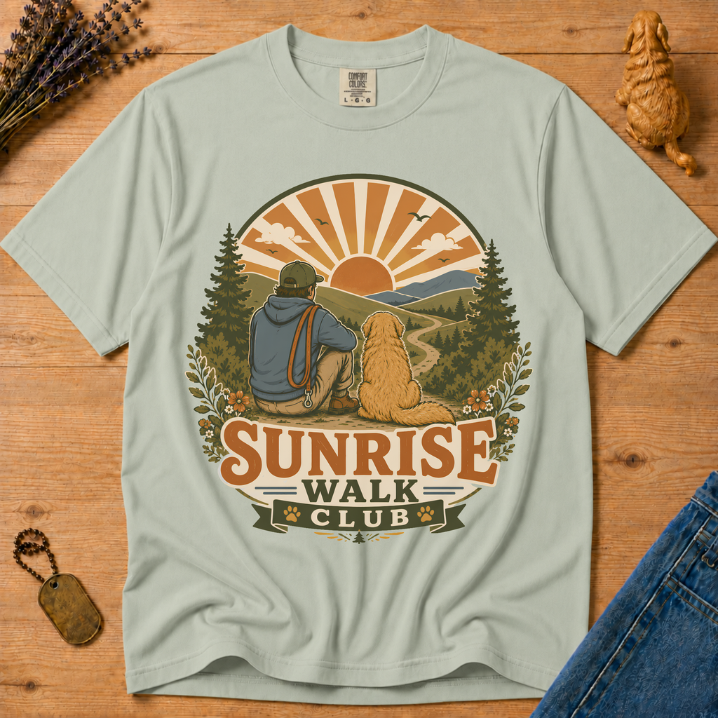 Stay Golden Tee — Sunrise Walk Club