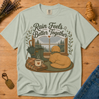 Stay Golden Tee — Rain Feels Better Together