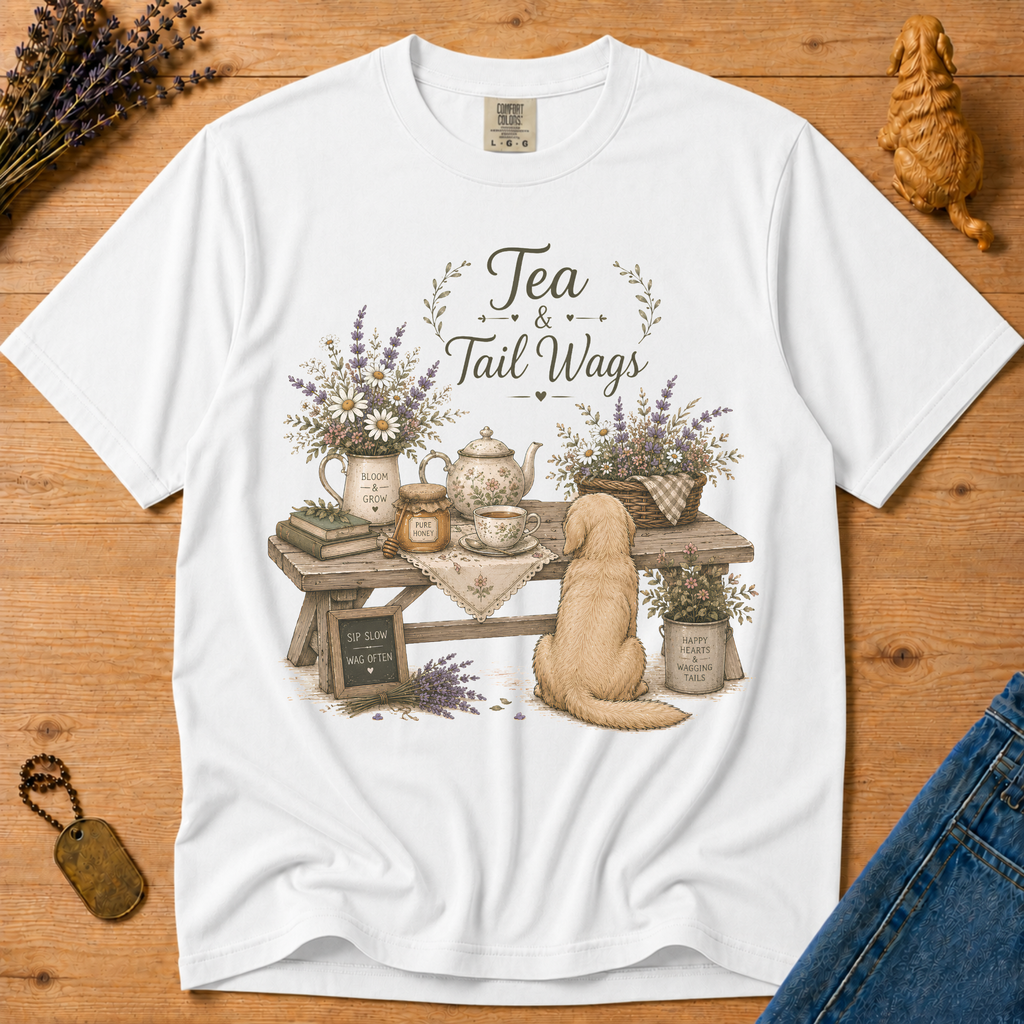 Stay Golden Tee — Tea & Tail Wags