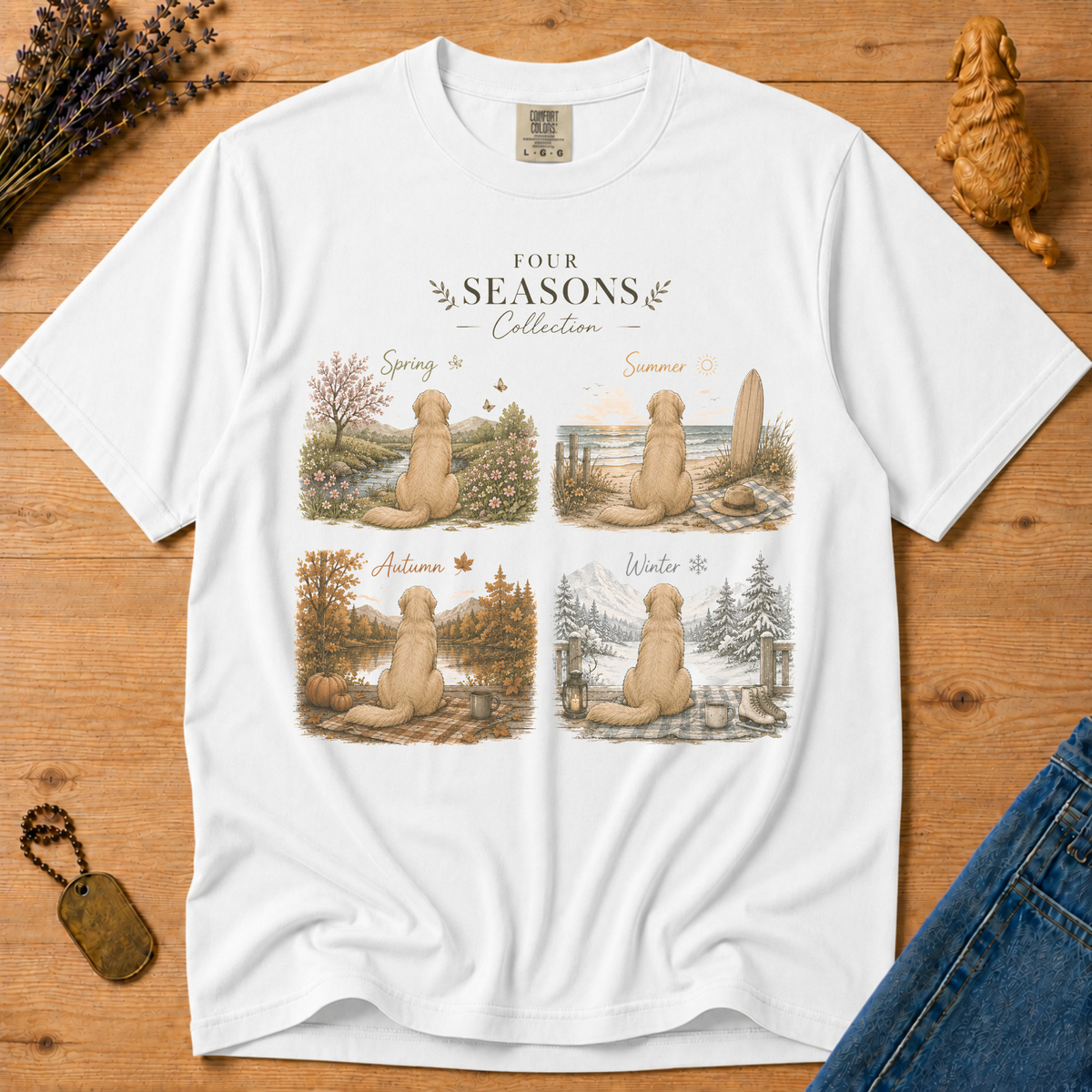 Stay Golden Tee — Four Seasons Collection