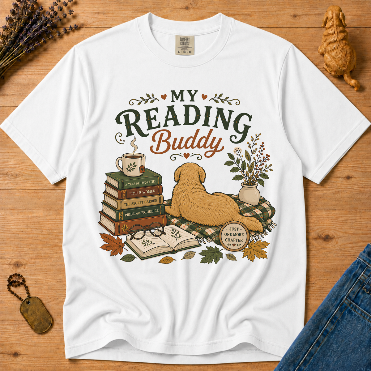 Stay Golden Tee — My Reading Buddy
