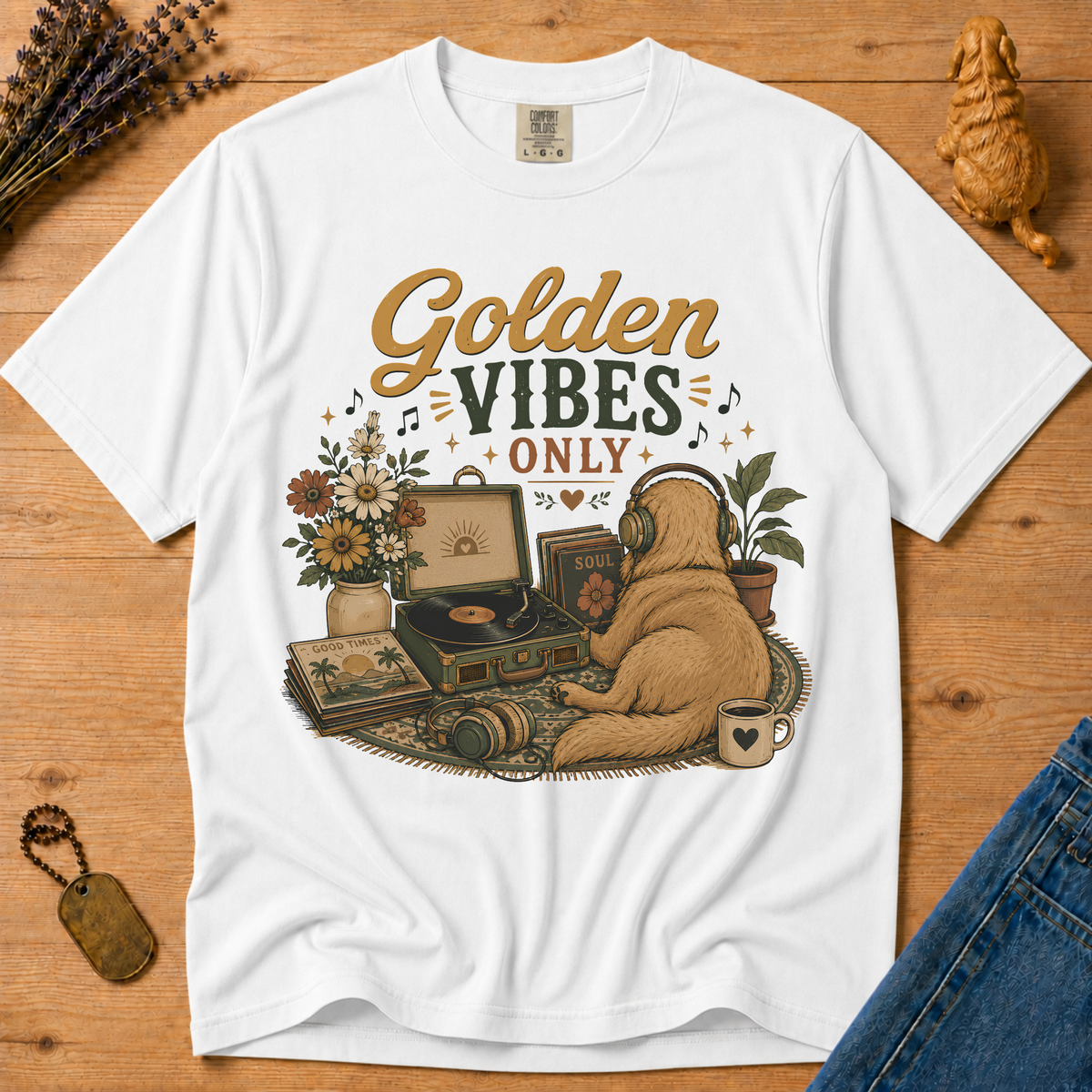 Stay Golden Tee — Golden Vibes
