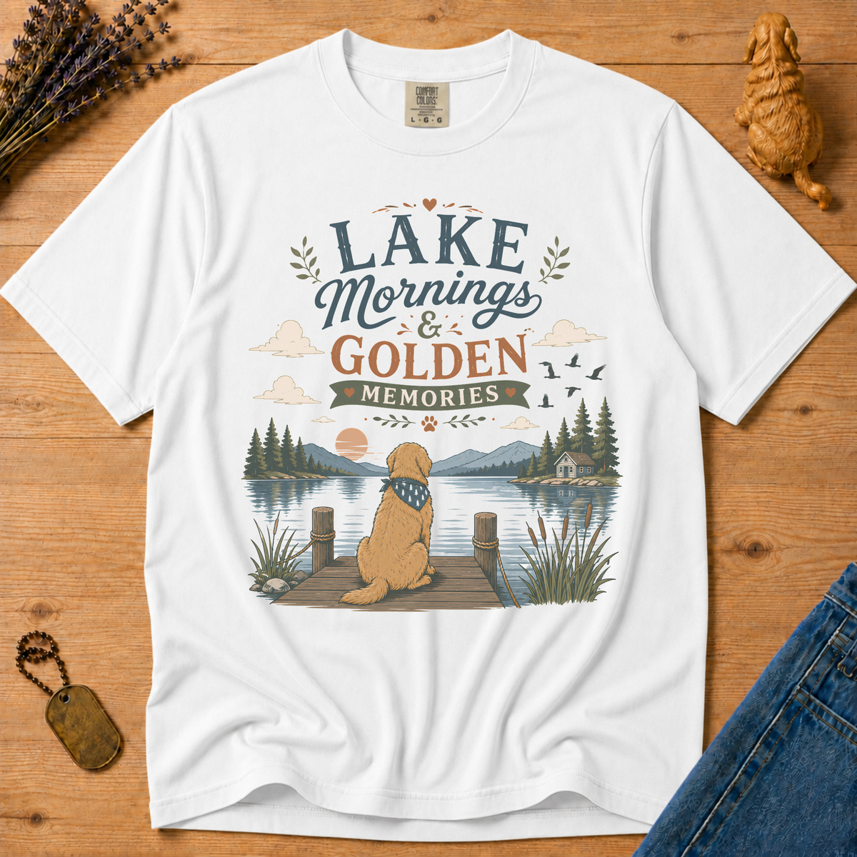 Stay Golden Tee — Like Mornings & Golden Memories