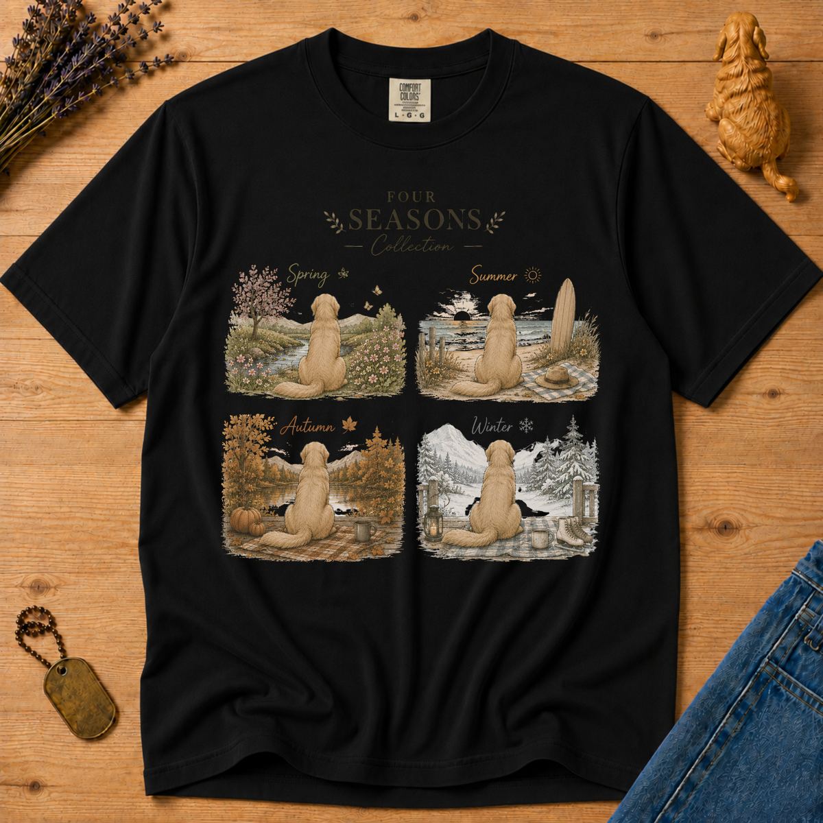 Stay Golden Tee — Four Seasons Collection