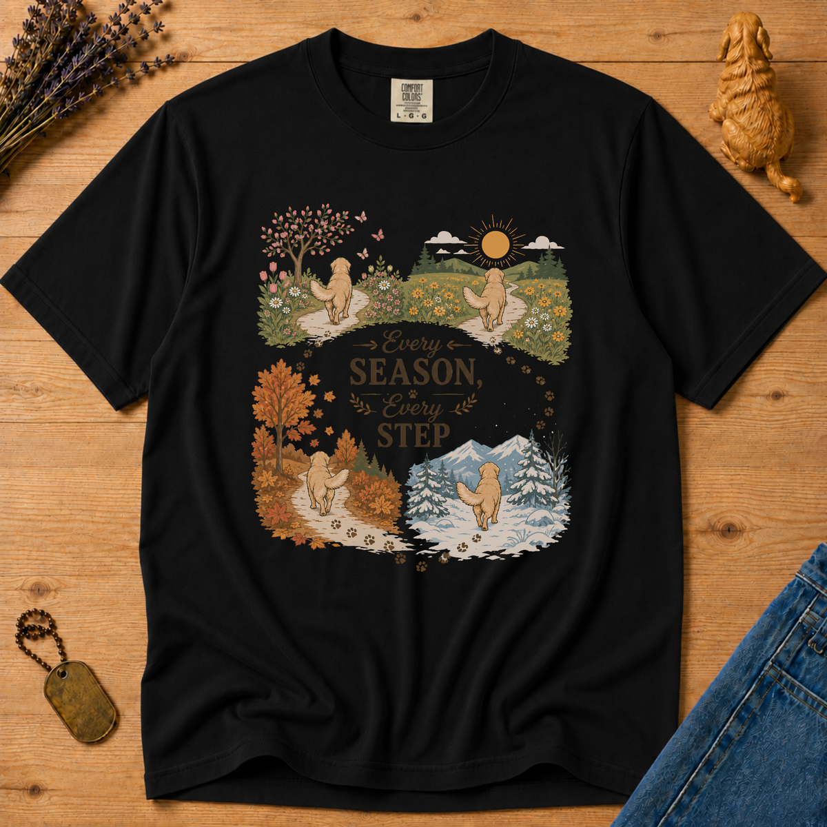 Stay Golden Tee — Every Season, Every Step