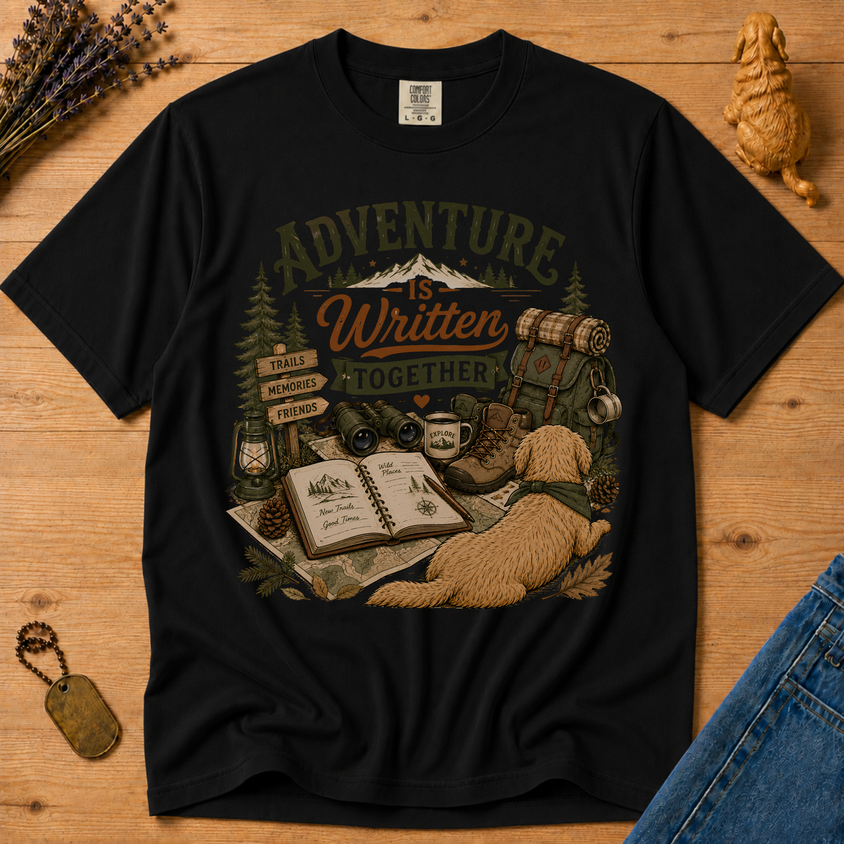 Stay Golden Tee — Adventure Is Written Together