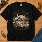 Stay Golden Tee — Warm Hearts, Warm Paws