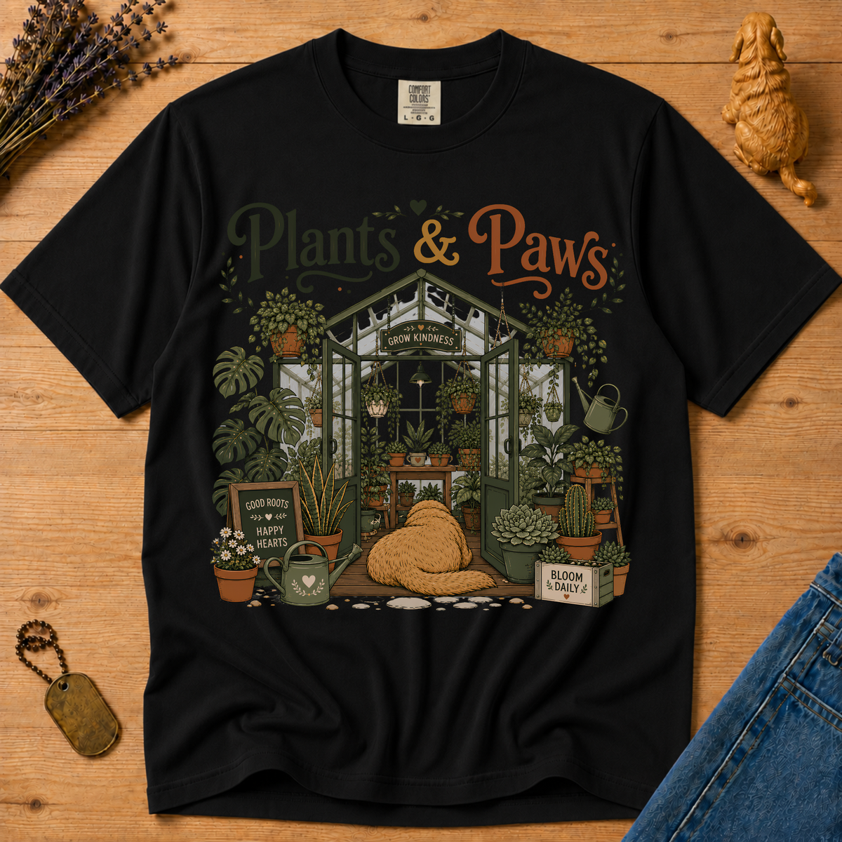 Stay Golden Tee — Plants & Paws