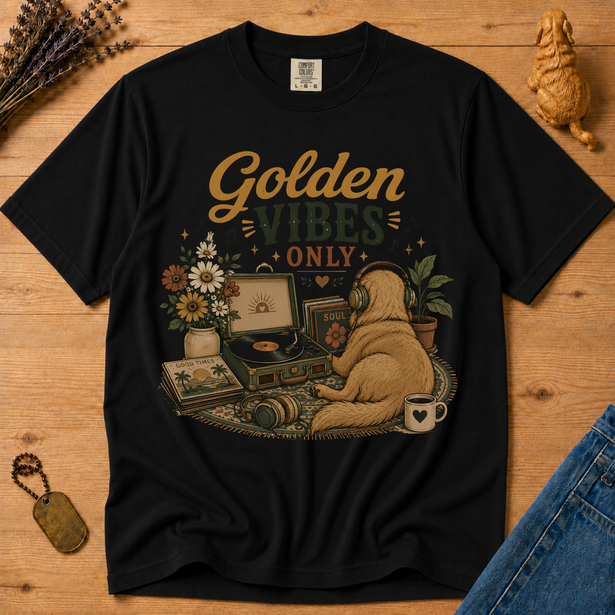 Stay Golden Tee — Golden Vibes
