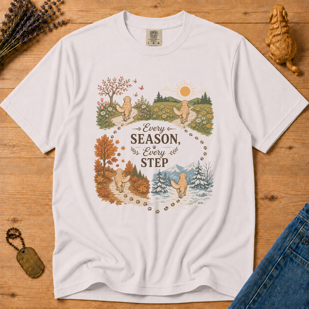 Stay Golden Tee — Every Season, Every Step