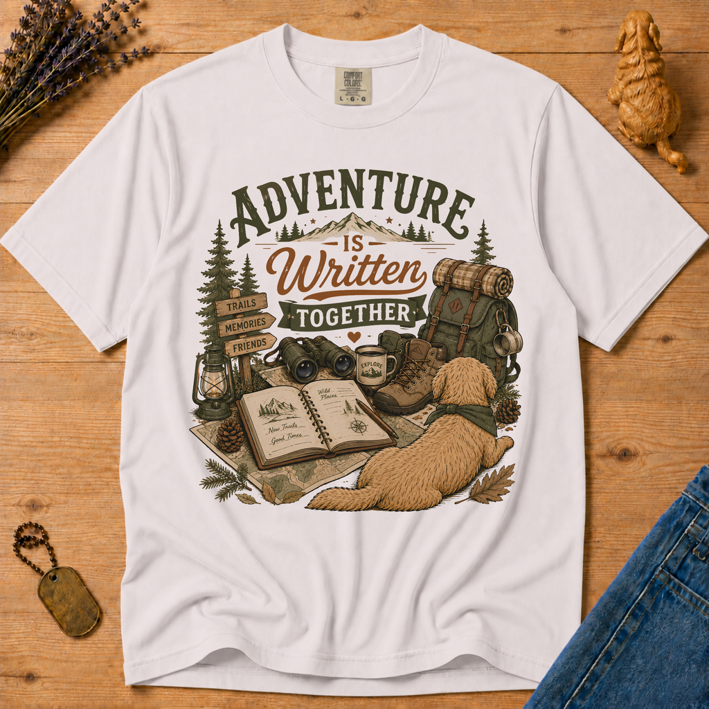 Stay Golden Tee — Adventure Is Written Together