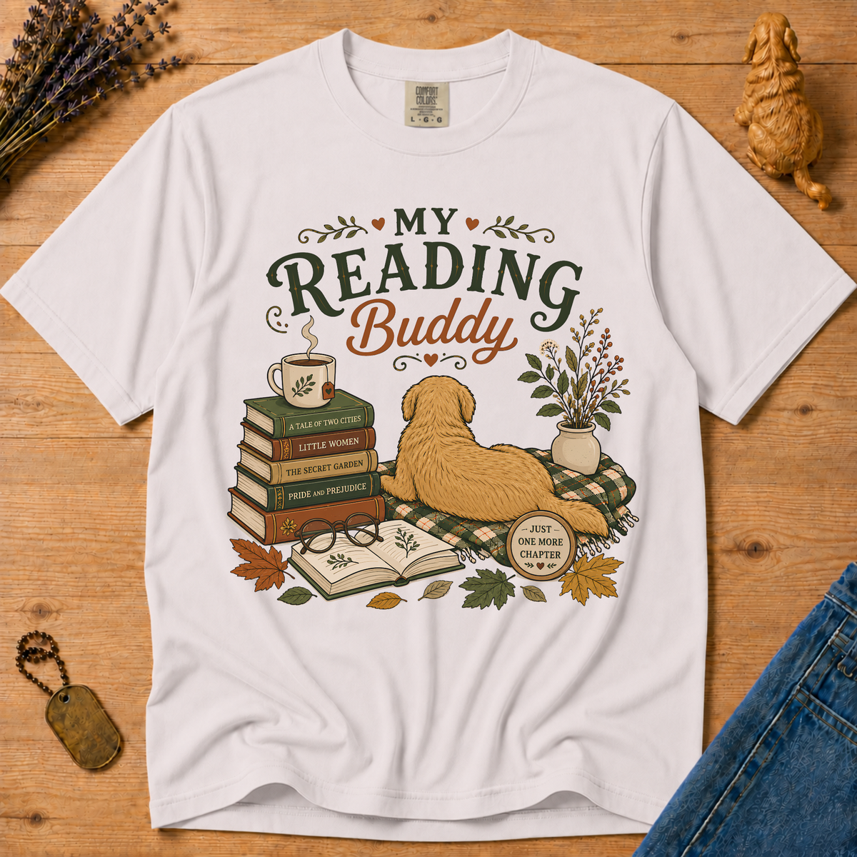 Stay Golden Tee — My Reading Buddy