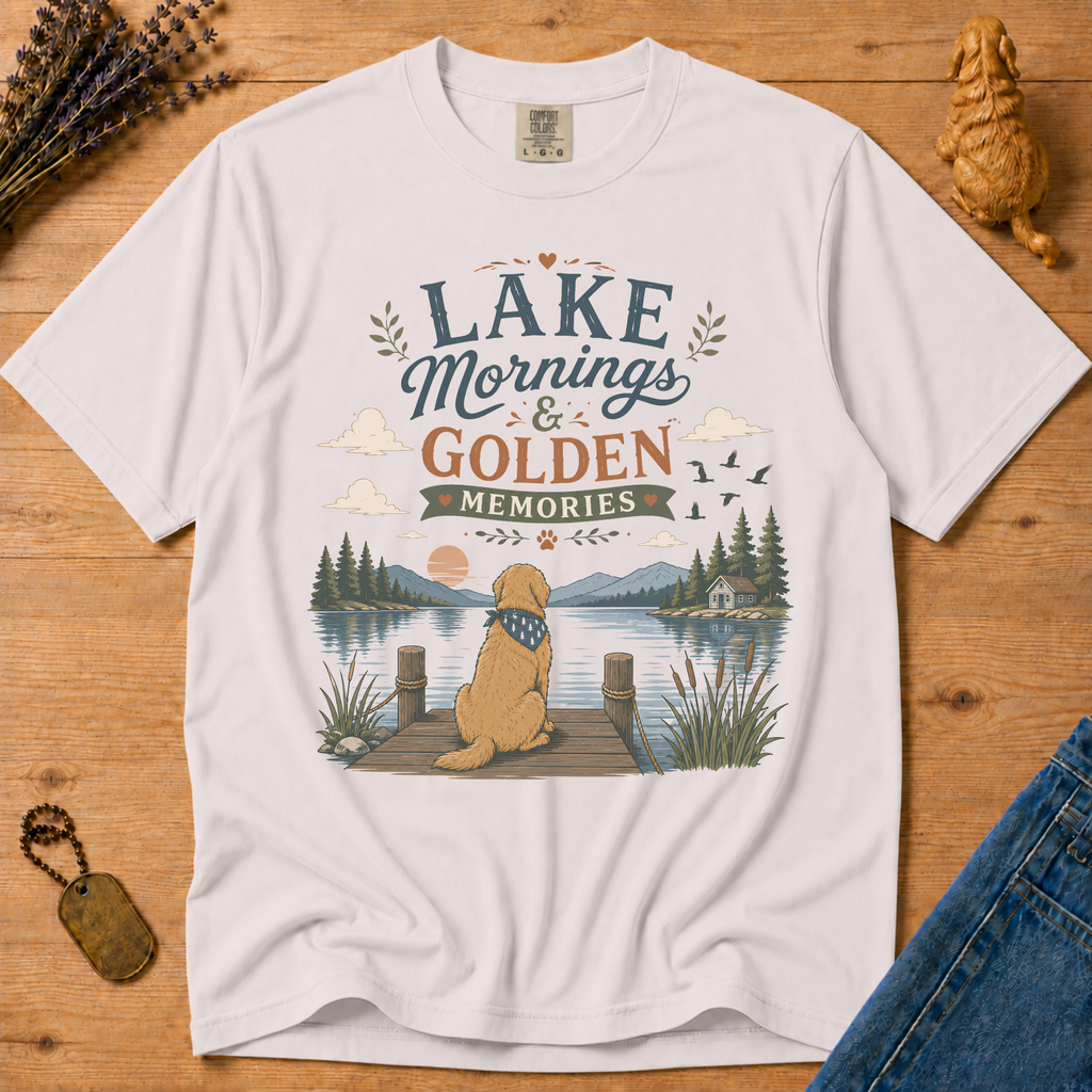 Stay Golden Tee — Like Mornings & Golden Memories