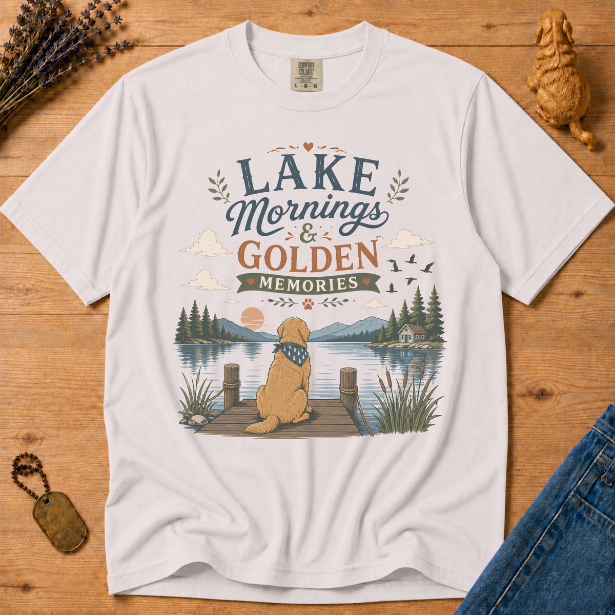 Stay Golden Tee — Like Mornings & Golden Memories