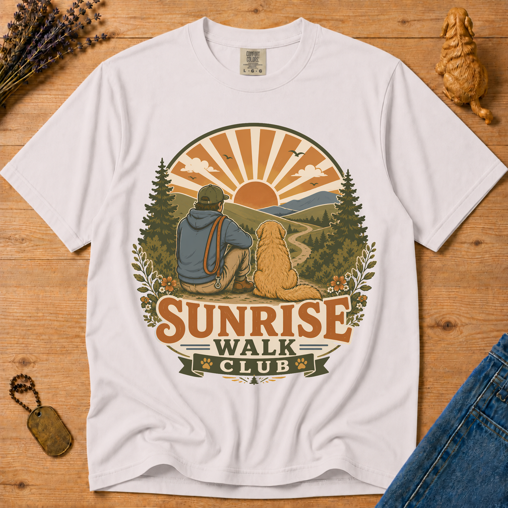 Stay Golden Tee — Sunrise Walk Club