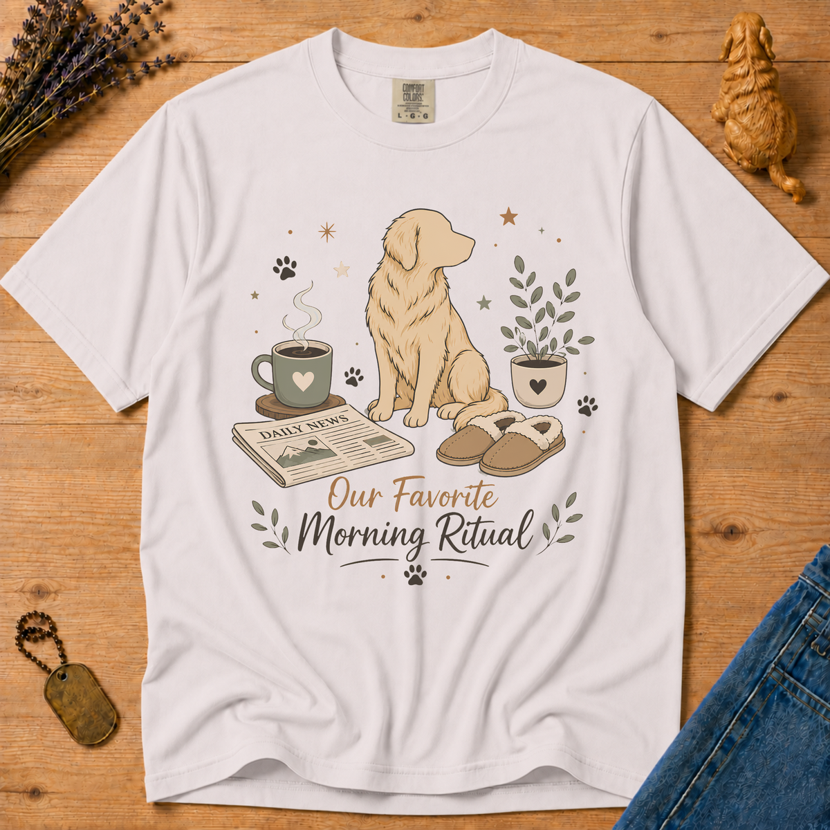 Stay Golden Tee — Our Favorite Morning Ritual